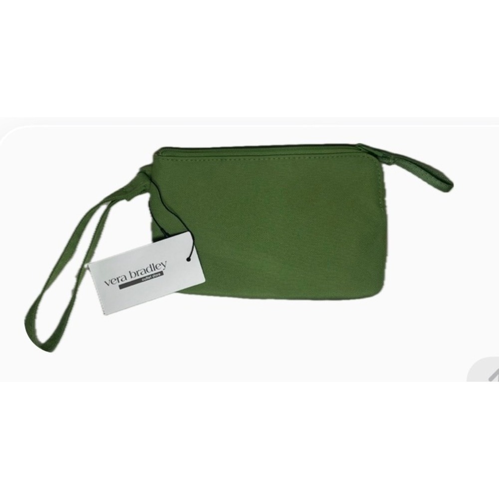 Vera Bradley Essential Zip Wristlet Fluorite Green Lighten Up 50689-21381 NEW